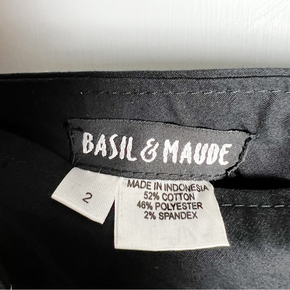 Basil & Maude - Beaded A-Line Skirt - Sz. 2 - Picture 3 of 8